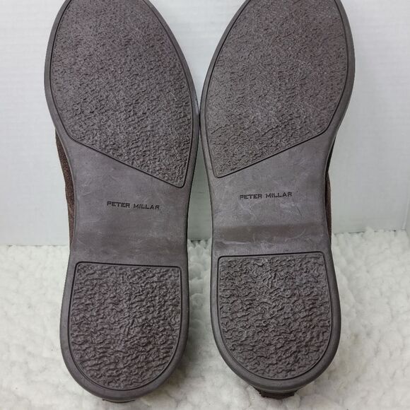 Peter Millar Excursionist Men's Chukka Boots Size 11 .5 Brown Suede Laceless - Picture 11 of 11